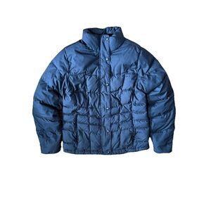 Womens LL Bean  Goose DownTek Nylon Puffer Jacket Classic Coat  S RN71341 Black